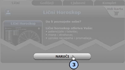 soping karta - licni horoskop