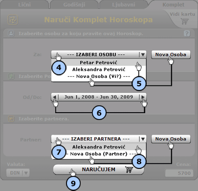 Naručivanje Astrologija rs Komplet Horoskopa komplet horoskop narucivanje